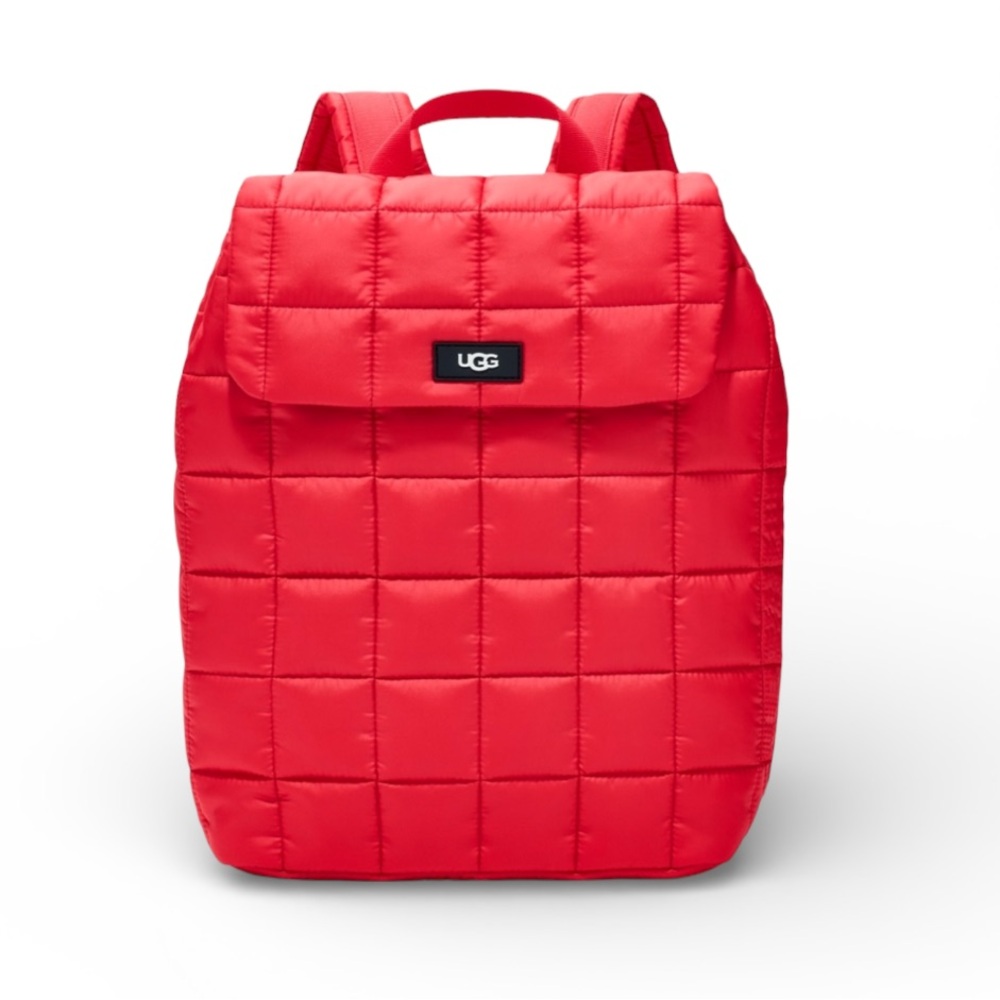 UGG Adaya Backpack Puff Women's Red Quilted Puffer Mini